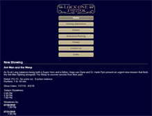Tablet Screenshot of lockonetheater.com